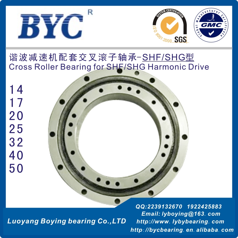 BSHF/BSHG14/17/20/25/32/40/50交叉滾子軸承-工業(yè)機(jī)器人SHF/SHG型諧波減速機(jī)配套專用